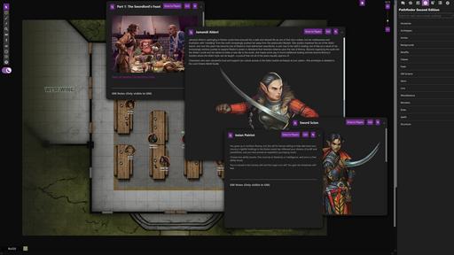 roll20app's tweet image. 💫 Have you created a character in #Pathfinder2e yet?

 ⚔️Kingmaker Adventure Path Ch. 1 by @Paizo is FREE to play! Preview the legendary Kingmaker AP and prove yourselves as worthy to rule by joining Lady Jamandi's Call for Heroes!

👑 Claim + play today: hubs.li/Q01y3XbX0