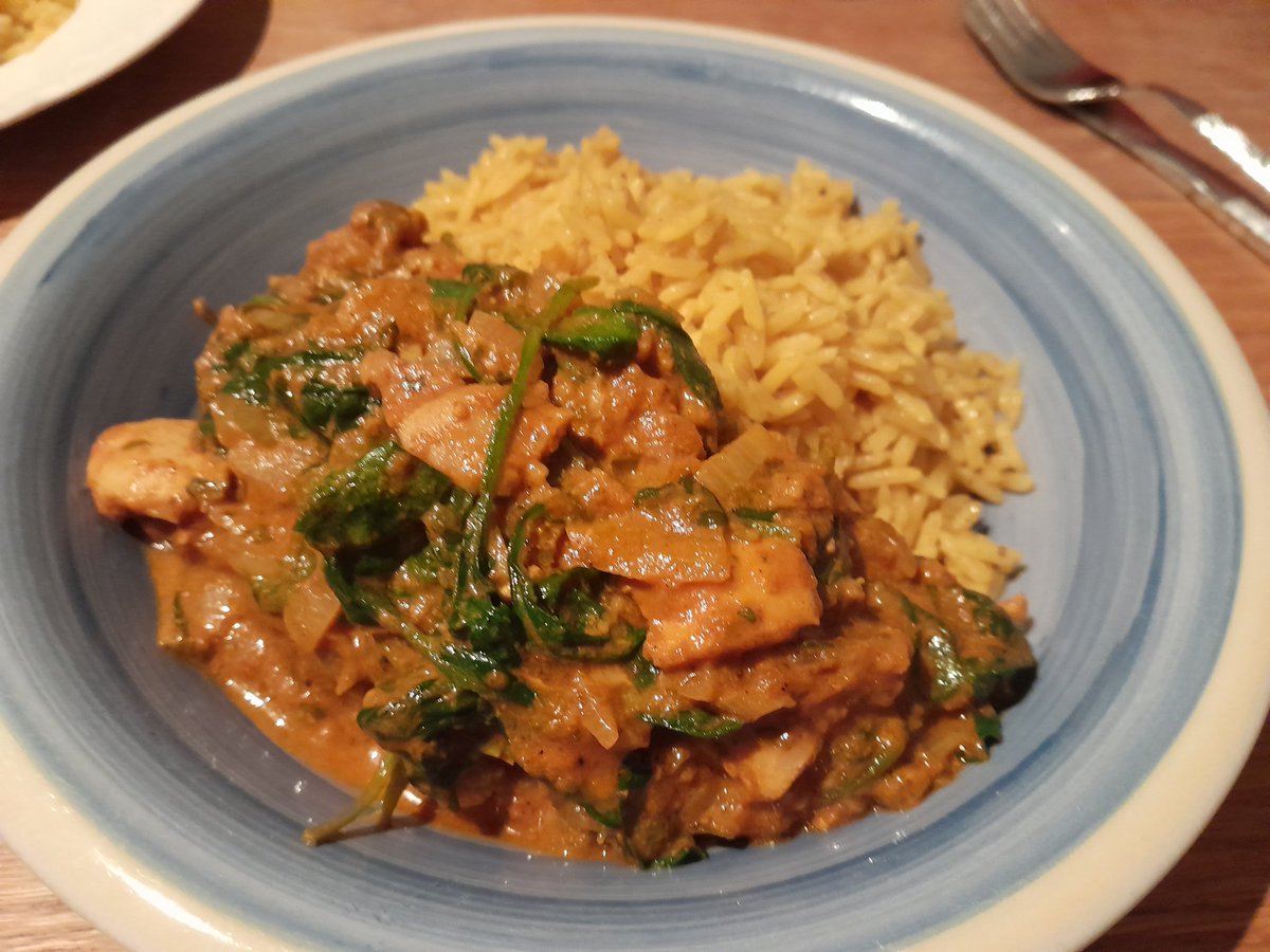 Joanna Lumb (@joanna_lumb) on Twitter photo Methi chicken with pilau rice from <a href="/the_spicery/">the spicery</a> for today's #CookJan 15/1. Note to self: don't buy bone-in chicken thighs if you need to chop them up! Methi chicken with pilau rice from <a href="/the_spicery/">the spicery</a> for today's #CookJan 15/1. Note to self: don't buy bone-in chicken thighs if you need to chop them up!