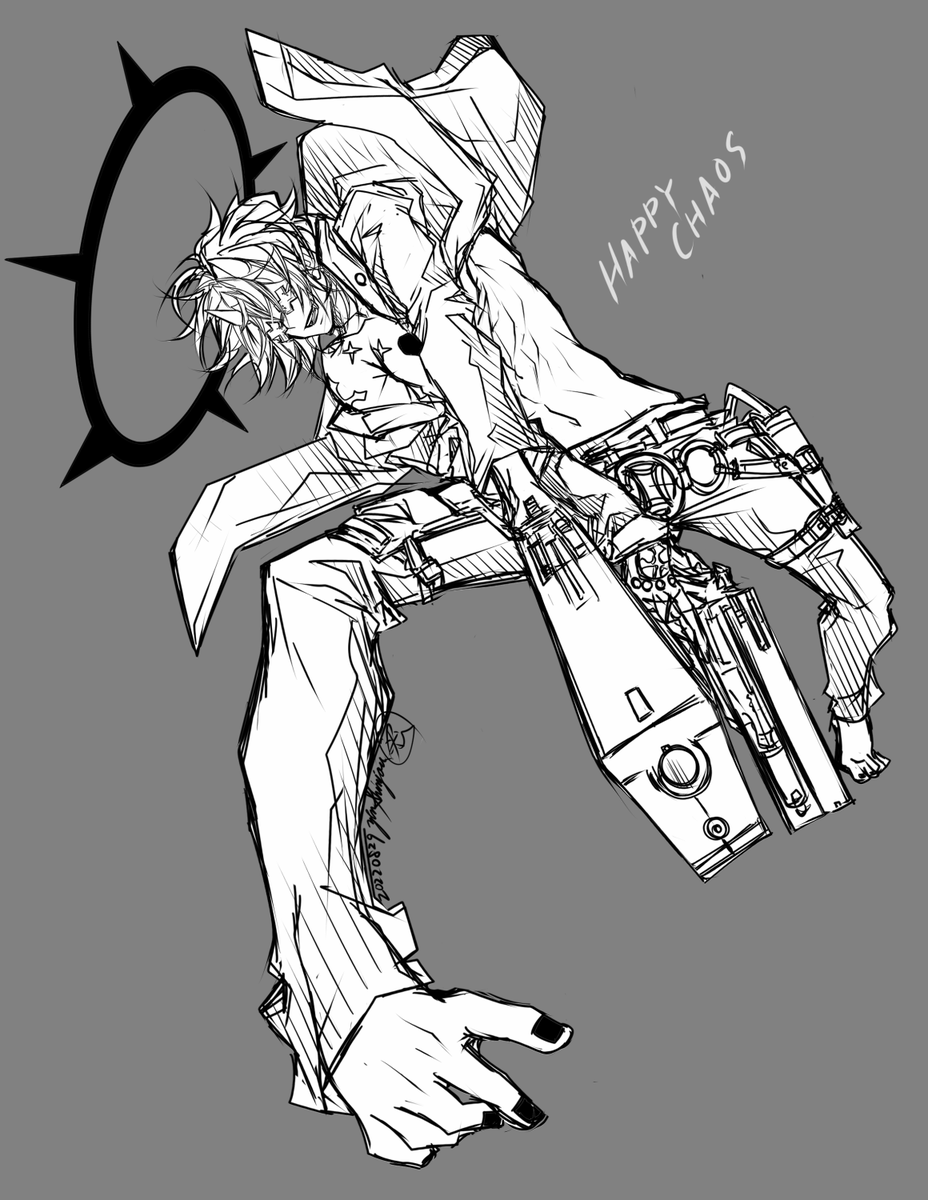 shinjouzen's tweet photo. 【GUILTY GEAR STRIVE / HAPPY CHAOS】
ハピ男おたおめ詰め詰め🎂💕 https://t.co/lDhRMqnAc2