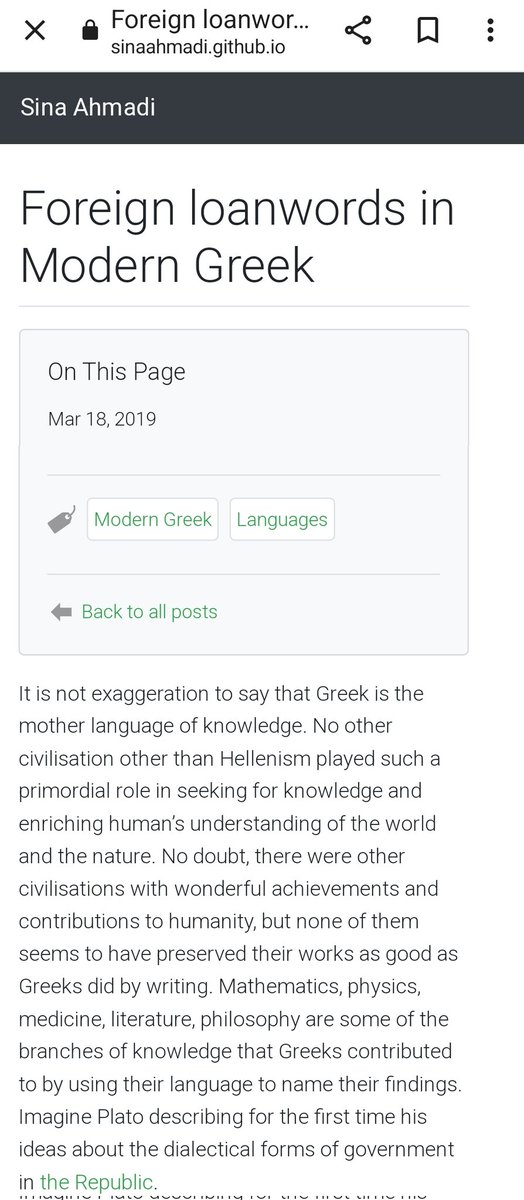 Shimrod68's tweet photo. @adem_5361 You don't even understand what you posting. The graphic you post says that 21% of the 4037 FOREIGN WORDS that greek language borrowed is of Turkish origin, not that greek language is composed of 21% of Turkish words. Meaning, there is ONLY 848 Turkish words in Greek language. https://t.co/Ze7My41YrD