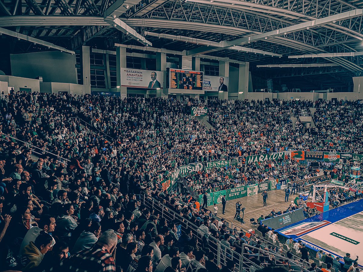 Futbol şehriydi, aynı zamanda basketbol şehri oldu. #Bursaspor