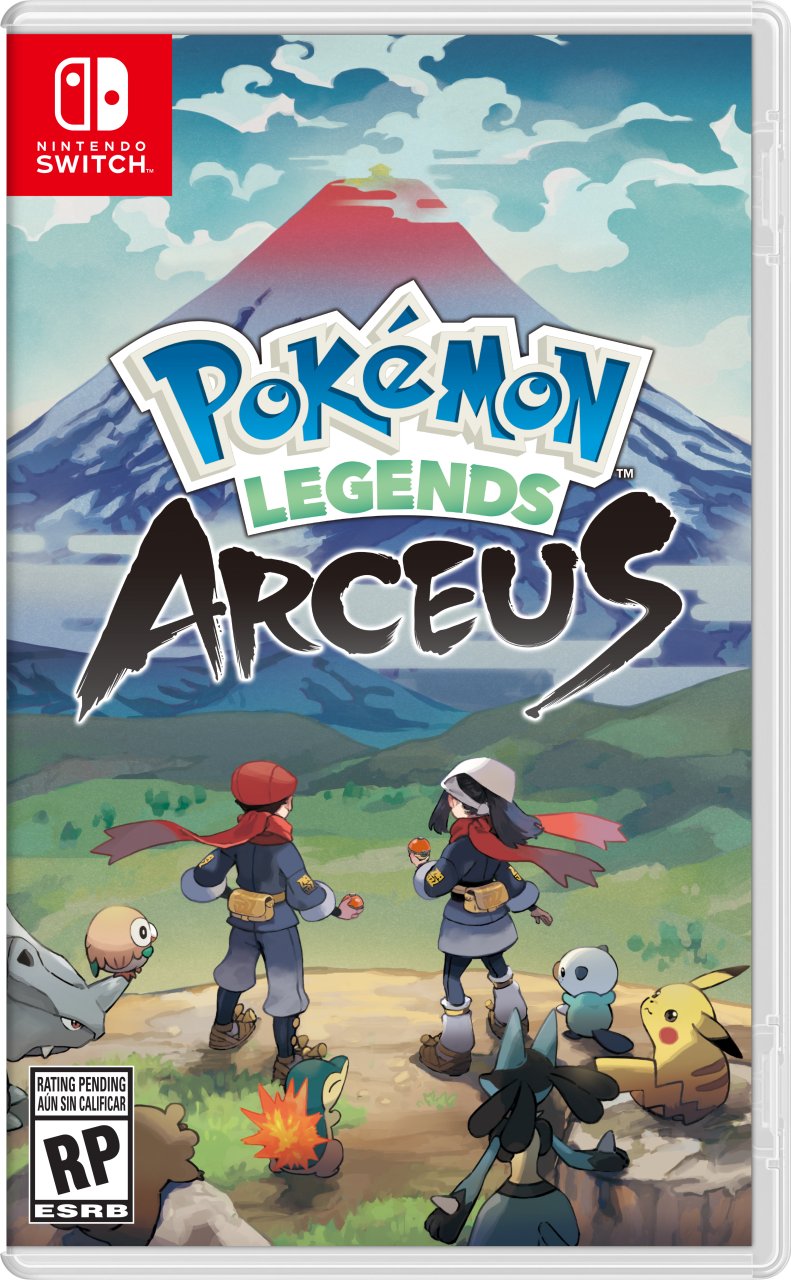 Prague, Czech Republic - April 3 2022: Pokemon Legends Arceus case