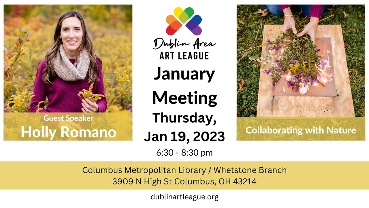 DAAL January Meeting: Holly Romano Guest Speaker. Jan 19 at 6:30. click link for more info - mailchi.mp/5ea17d8eede0/m…