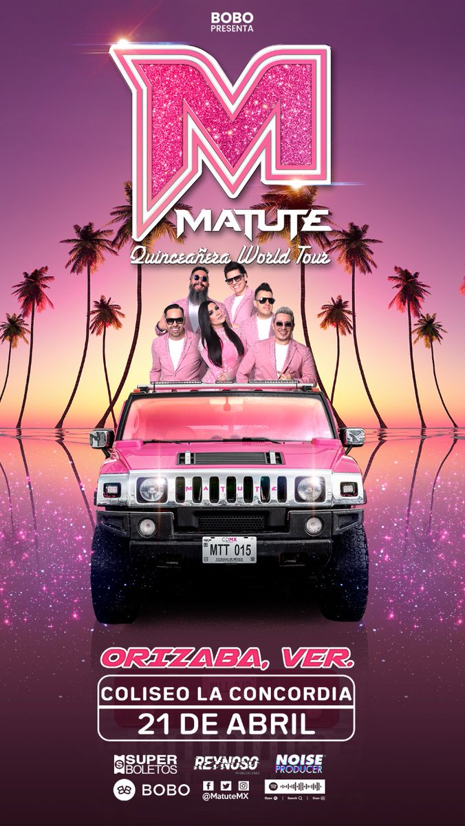 FanieCR's tweet photo. ¡Orizaba llegó la hora de festejar los XV de @MATUTEmx ! 

#QuinceañeraWorldTour en #OrizabaPuebloMágico.
Boletos a la venta por @SuperboletosMx 

@jorgedalessio @tanaplanter @IrvingReegalado @Nachoizeta @PacoOsoMorales @yosoyppsanchez @BOBOProduccion @ARIBOROVOY @AbrahamTriskell https://t.co/lKhyKzk4sz