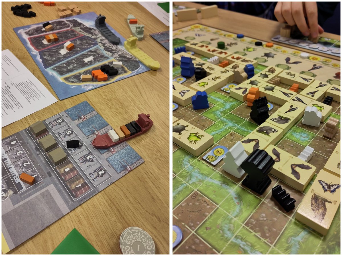 Thanks to all who joined for our first #gamenight of 2023! We had 15 #gamers and played Tomb Trader, Patchwork Doodle, Endangered, Container, Renature, Century: Golem Edition, Fantastic Factories, Subastral & Ninja Camp 🎲 We'll be back on Wed 25 Jan 🙂 #stives #cambridgeshire