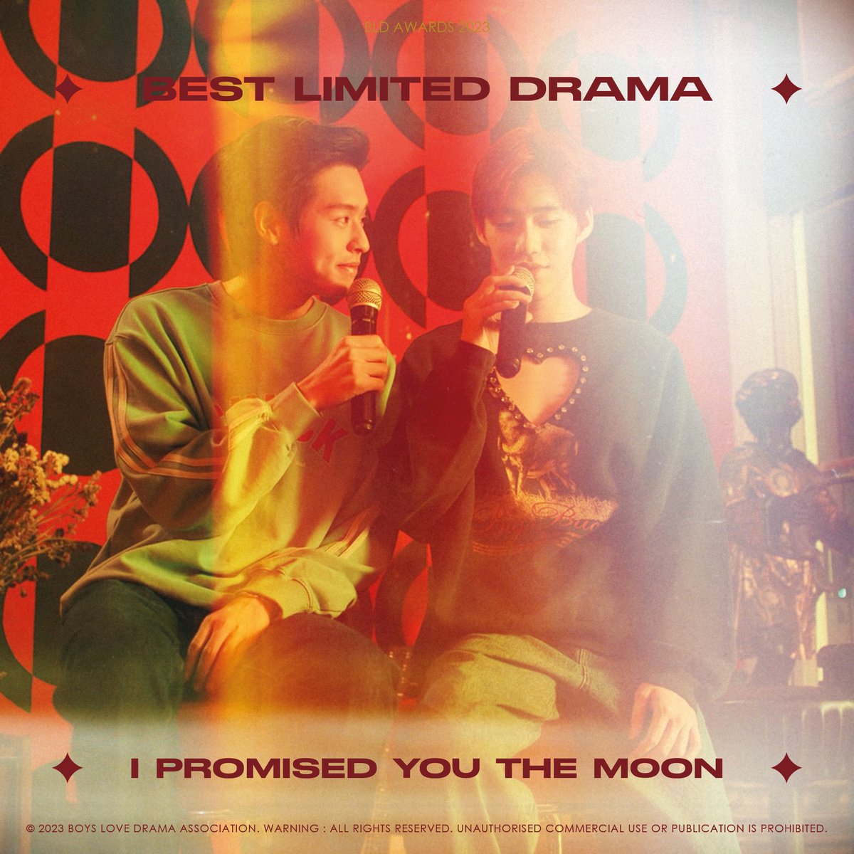 BLDawards's tweet photo. 🏆 We are pleased to congratulate that #IPromisedYouTheMoon by @NadaoBangkok is our WINNER for #BestLimitedDrama 2021!

Well done #Billkin and @ppkritt! The BLD Association extend our regards on your well deserved achievement! ✨

#BLDA #BLDAwards2021 https://t.co/3ON7KAKK36