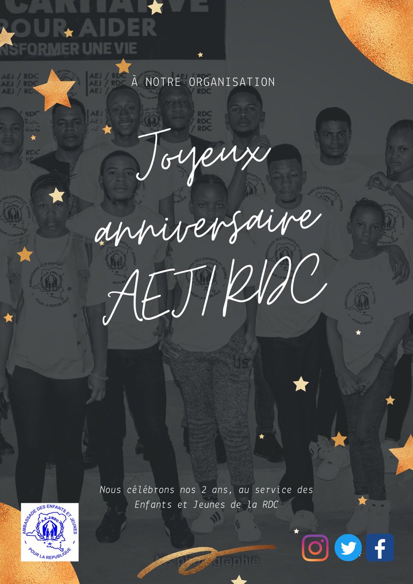 AmbassadeEt's tweet photo. 2 ans d’existence déjà !
La lutte continue, on ne lâchera jamais!
Aujourd’hui marque une journée où l’AEJ à vis le jour et ça mérite une fête 🥳 

#bonneanniversaire🎂 https://t.co/92Miy4VeGK