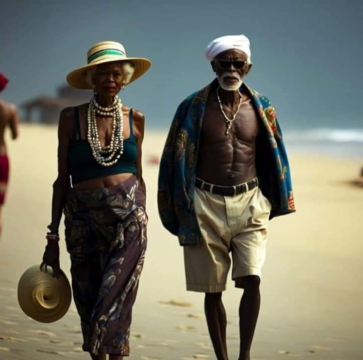 AfricaFactsZone's tweet photo. Have you seen these photos of old black models online?

These are not real humans. They artworks of Nigerian Artificial Intelligence (AI) Engineer, Malik Afegbua. https://t.co/8eu7pvj71a