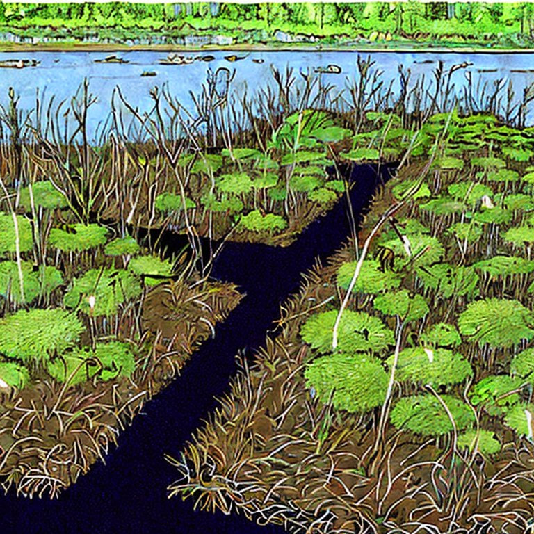 Impressive how #AI is good in grasping the essence of #peatland drainage. Some day I hope to use #AI for creating graphical figures and abstract for my papers.

Images were created using stablediffusionweb.com
#PeatTwitter #PeatECR