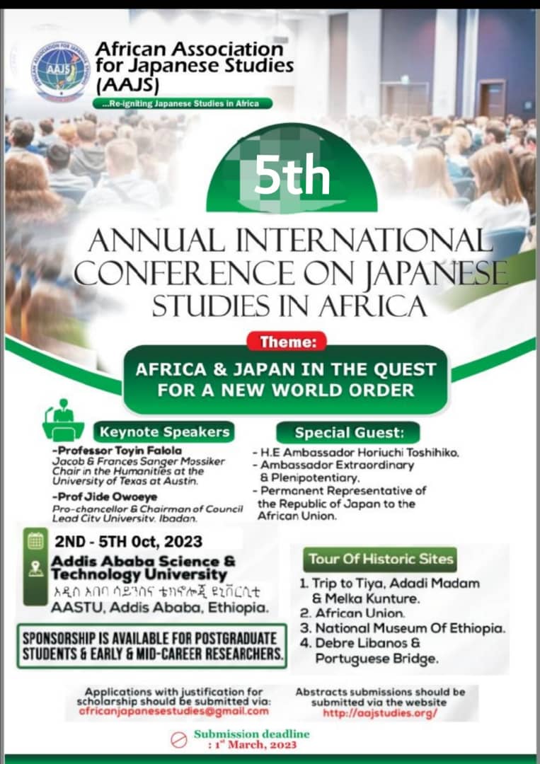 AAJS 2023 International conference at Addis Ababa, Ethiopia.