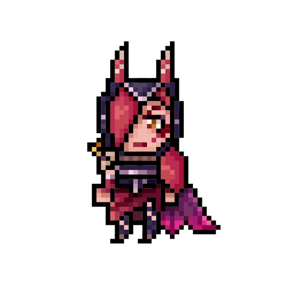 「Dumbass pixel xayah 」|🦋elderwood babbit🦋のイラスト