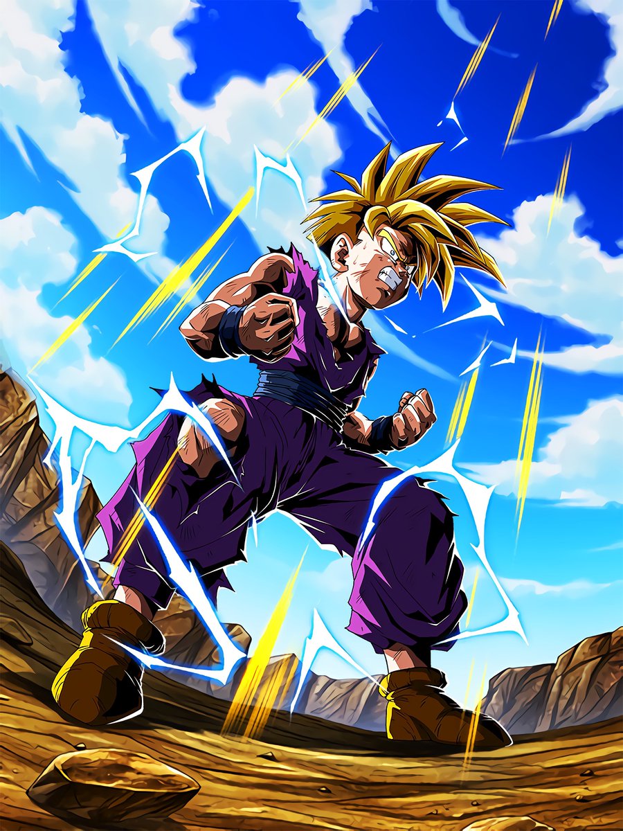 RealEvilVector's tweet photo. Giving Gohan AA &amp; Dodge works well due to his def stacking SA effect, a triple super will be worth it as he can dish out his damage with some crit equips! https://t.co/lawqSXeaFu