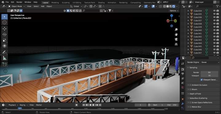 NunezShakim's tweet photo. Night time 🌉#blender https://t.co/BBQDi1fAn4