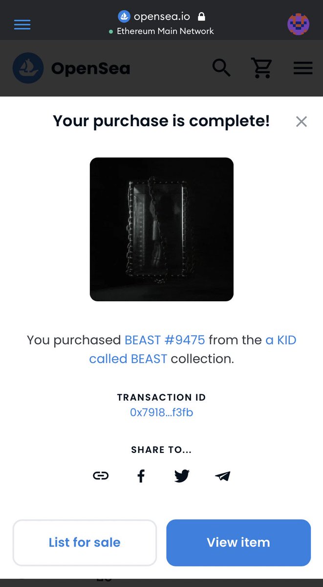 MikeZillionaire's tweet image. Bought @akidcalledbeast 

🔸 RT and follow @AntiliaAlpha @MikeZillionaire 

for a surprise DM 🎁