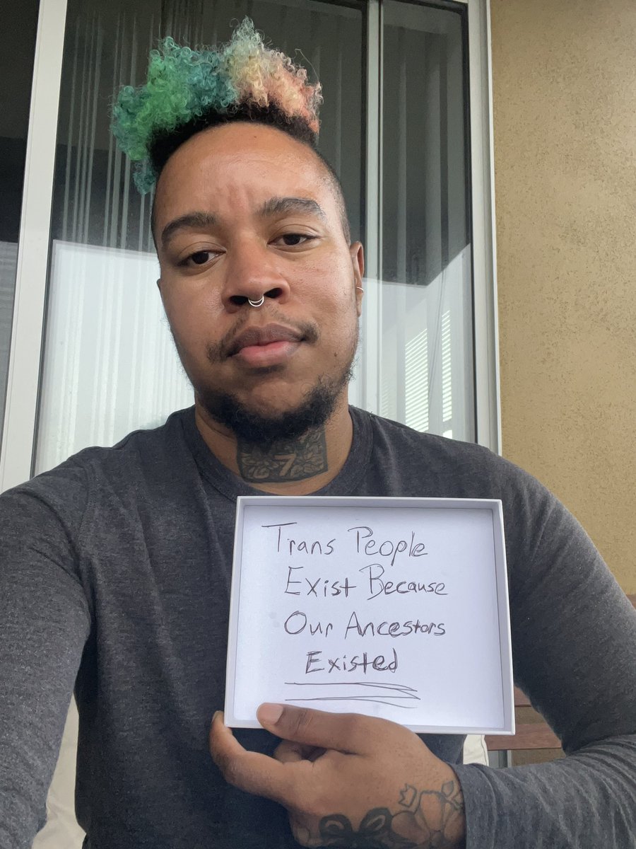 JMaseIII's tweet photo. #TransphobiaIsASin Trans People Exist Because Our Ancestors Existed https://t.co/pvdNeRGtSq