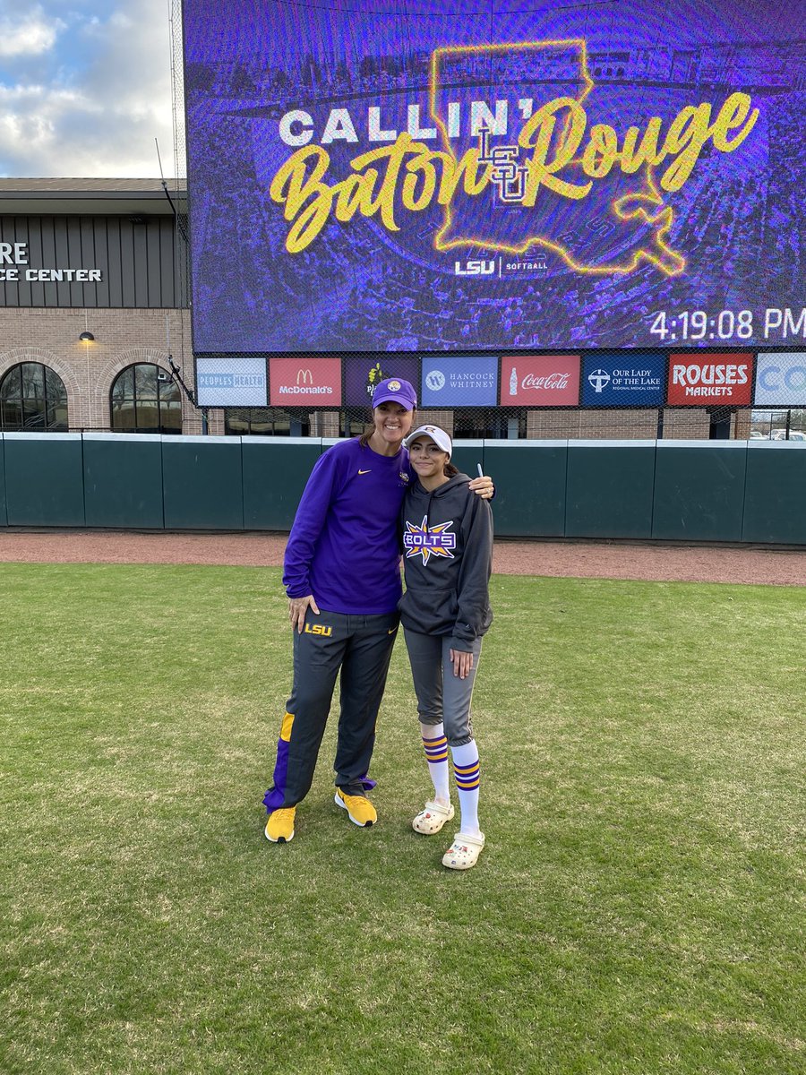 naomilopezsb's tweet photo. Thank you to @LSUsoftball for an amazing camp! I cant wait to use what I learned on the field. @BethTorina @LSUsoftballcamp https://t.co/NVwUH7XSEt