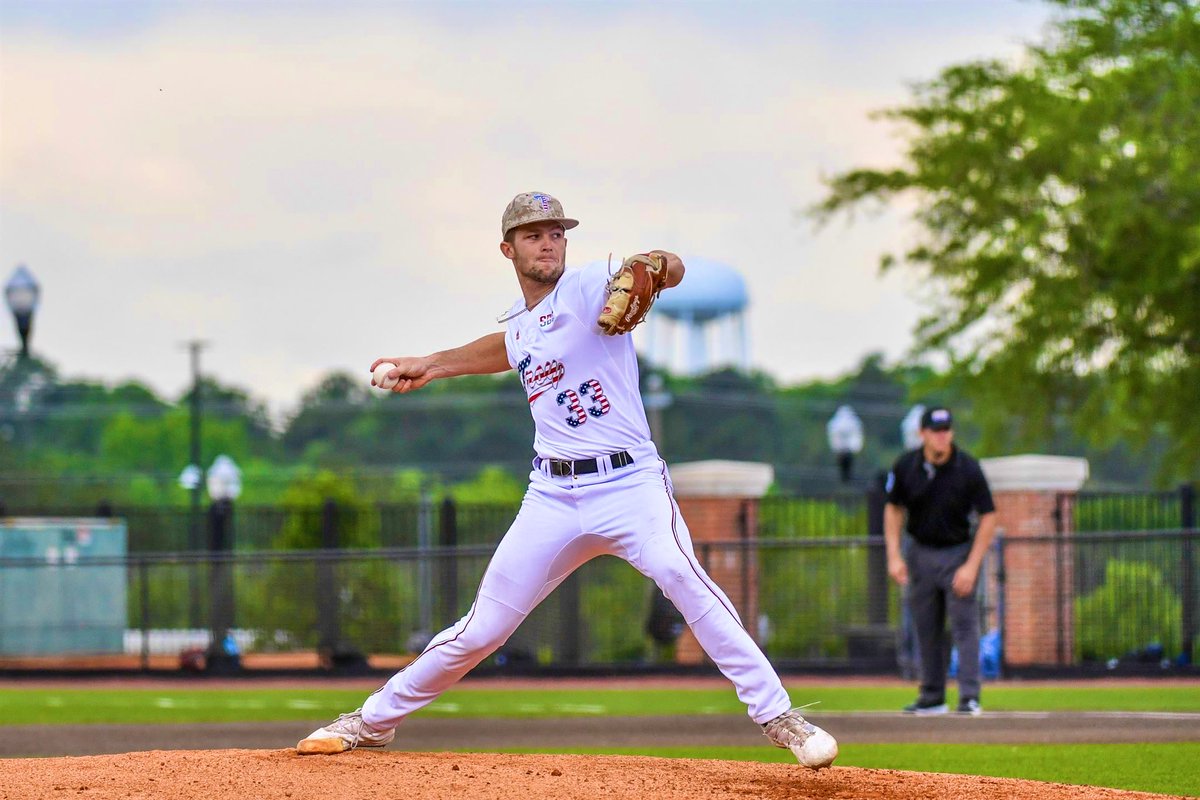 33 Days till first pitch at Riddle-Pace Field!

#33 <a href="/BSchrepf/">Brandon Schrepf</a> a Sr. OF/RHP from Pensacola, FL. Schrepf this summer played for the German National team in the U23 World Cup! 

Schrepf last year on the mound went 8.1IP with 12Ks. At the plate hit 3HR &amp; 5SB. #BoyofTroy🛡️