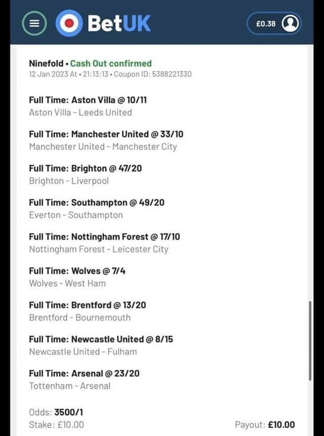 Bad Man’s Football Tips ⚽️ tweet media