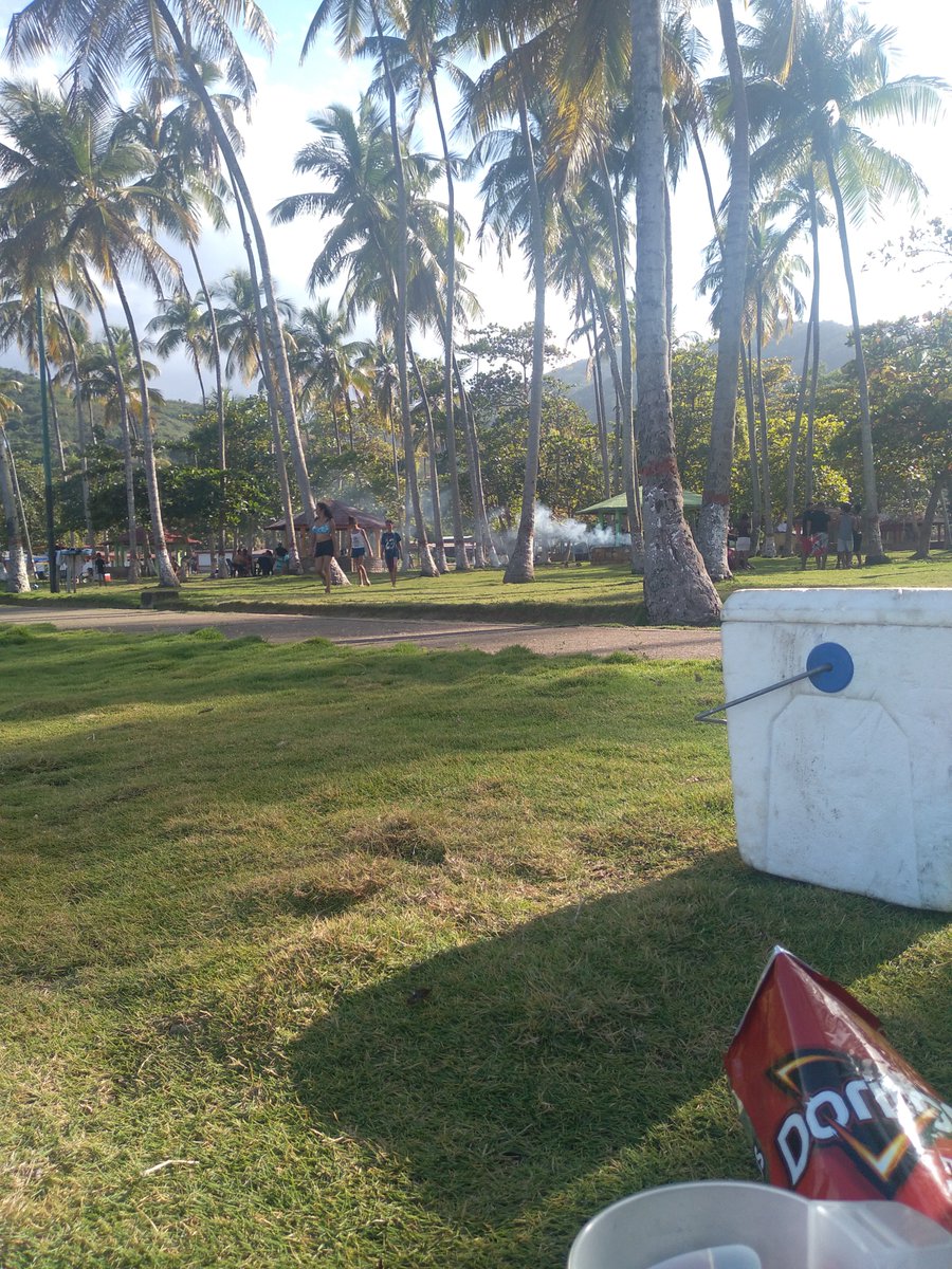 Alguien  por esta playita