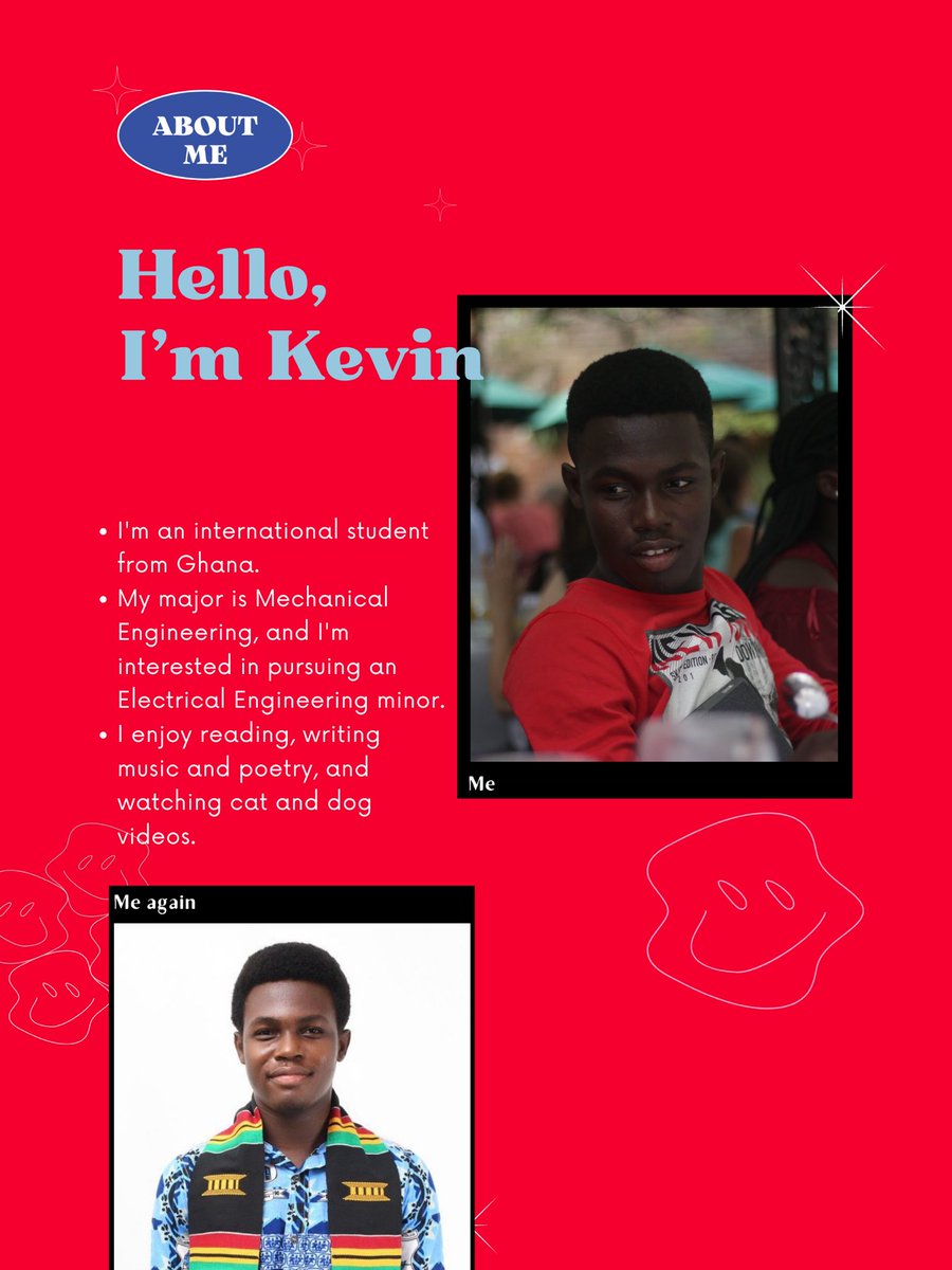 MiamiOH_ESL's tweet photo. Our fourth and final student content-creator for the upcoming semester is Kevin Nettey, a mechanical engineering major from Ghana. Welcome aboard, Kevin! 🇬🇭🤗 https://t.co/NotJn7tGO3