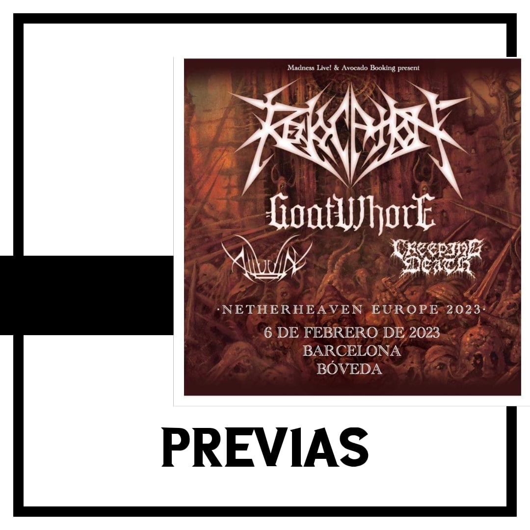 WebMetalSounds's tweet image. El próximo día 6 de Febrero los Technical Death Metaleros @revocation nos visitaran para presentar su octavo trabajo Netherheaven. Vendrán muy bien acompañados por @goatwhorenola @alluvial @creepingdeathtx .