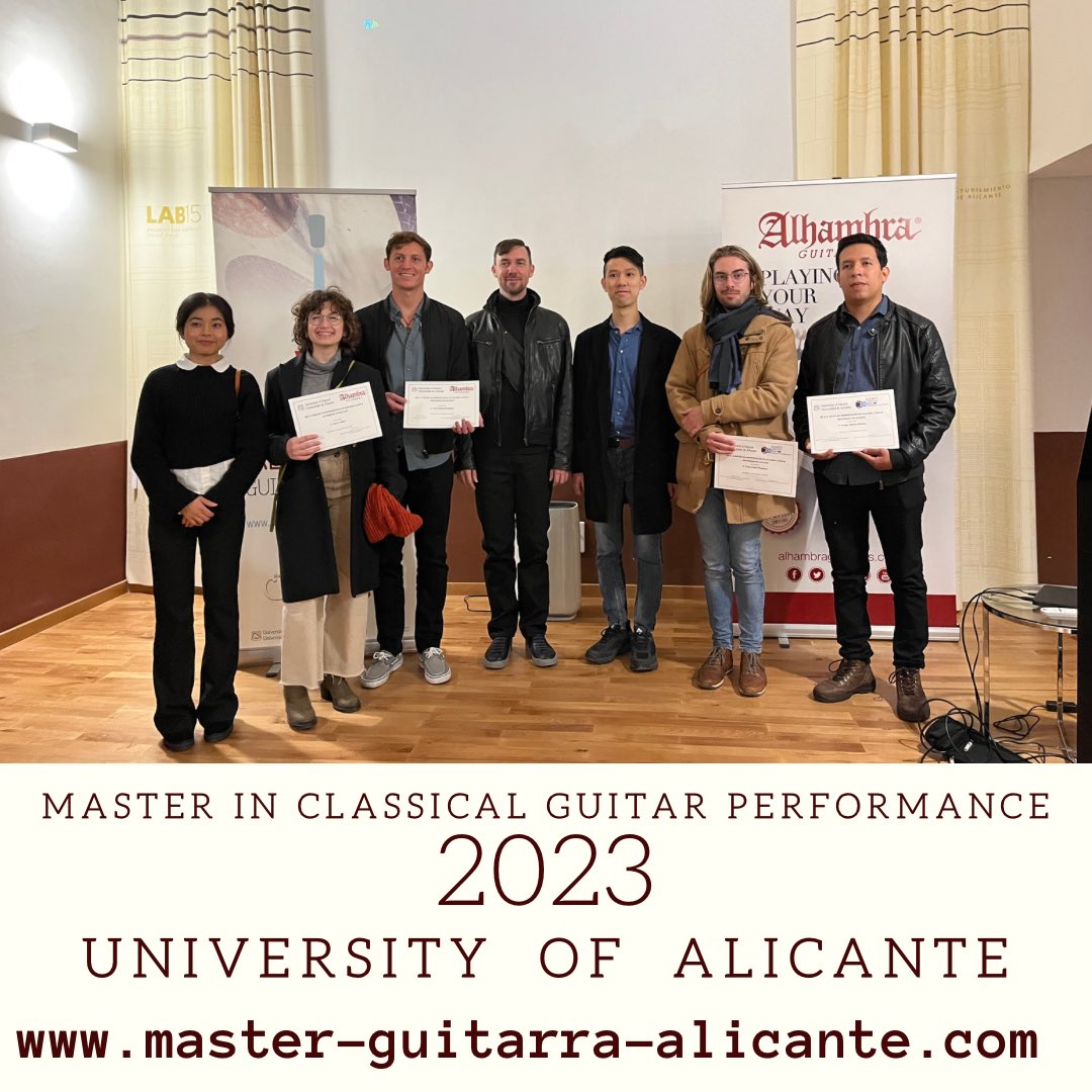 Apertura del máster de guitarra y entrega de las ayudas de <a href="/AlhambraG_Spain/">Alhambra Guitarras</a> y Asociación Arte de la Guitarra Española