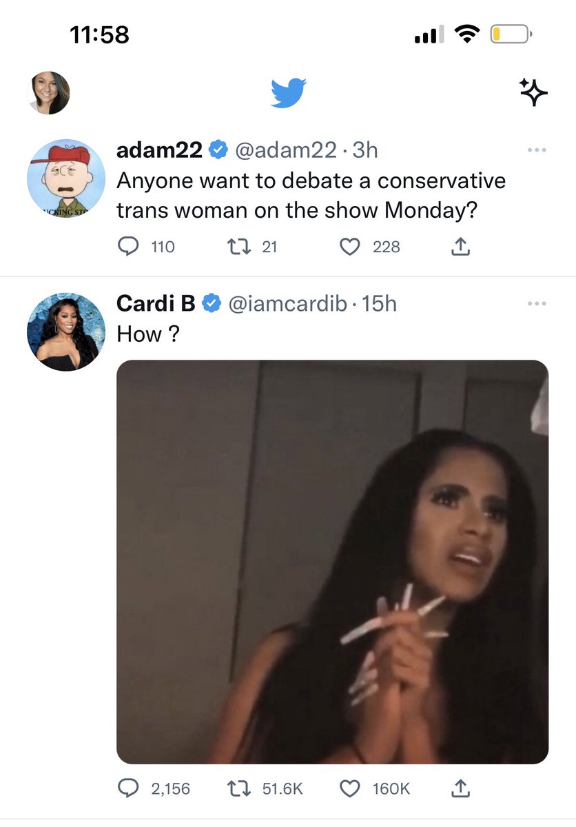 onairwithaly's tweet photo. @adam22 The way this lined up 🤣👌🏼 https://t.co/XVhgPUt4ts