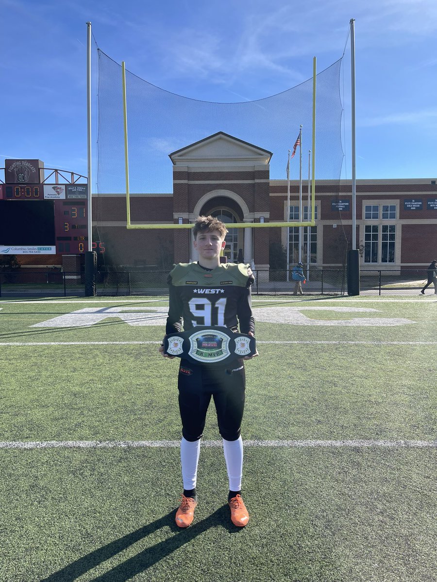 jacob_coman's tweet photo. Thank you @HighSchoolBlitz for the opportunity on a weekend I’ll never forget.🏈💪🏼 #AGTG #WestSideTHEBESTSIDE @ByrnesFootball @ByrnesAth1etics @ReggieShaw77 @caton_keith https://t.co/RYOoLYcWfX