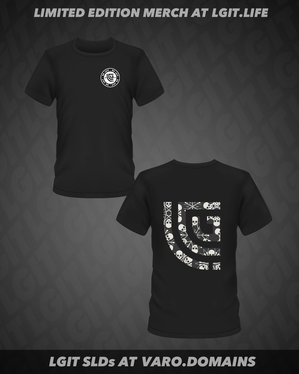 dotlgit's tweet photo. LGIT is live! LGIT SLDs are 50% off for the month of January at Varo and Limited Edition Merch is available at https://t.co/uS3IKsErXu. #HNS #Web3 #LGIT https://t.co/y2xwov54KD https://t.co/tqb4Goa7Dn