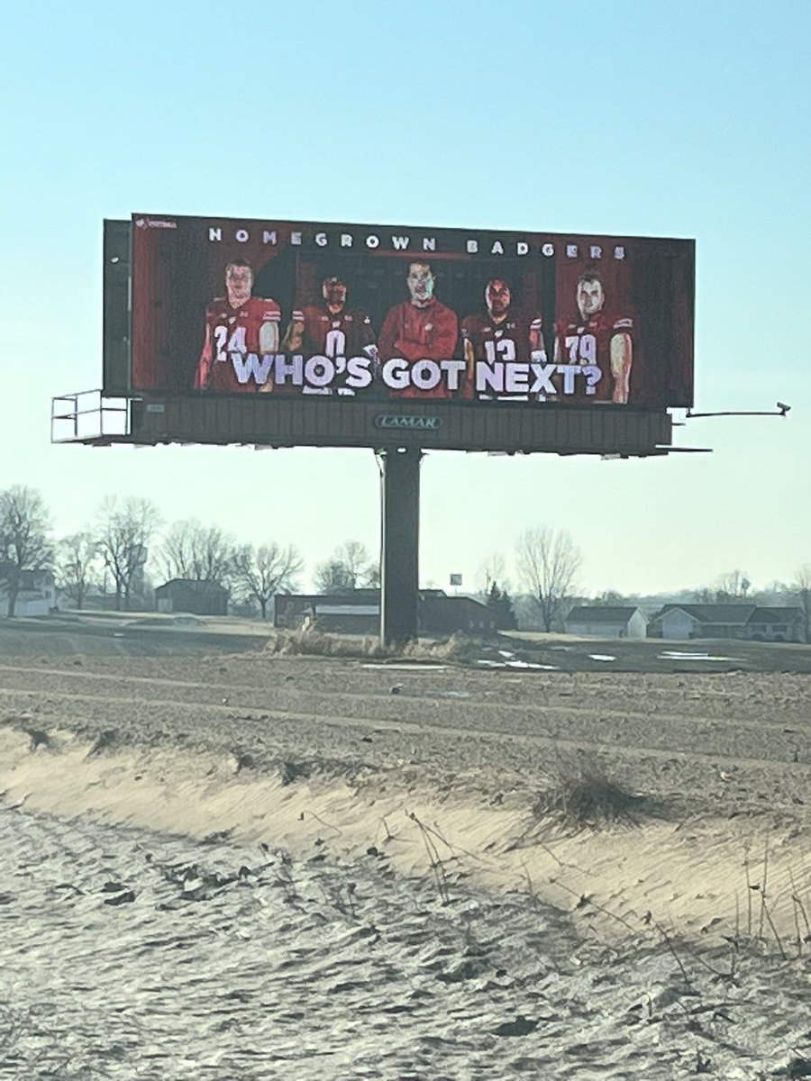 MarkHusenATC's tweet photo. Thanks for the great billboard @BadgerFootball on north side of Appleton. Did Coach Fickell deliver these when he was in the area? #wisconsinblitz https://t.co/vR8HkmJB2e