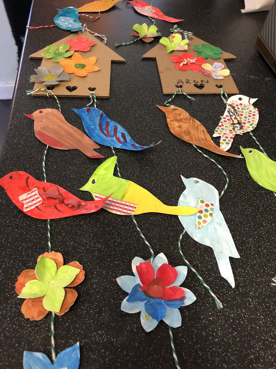 MojoCrowthorne's tweet photo. Lovebird houses made in our #artactivitysession at Dimensions 6 #artforallabilities #socialprescribing @MojoCrowthorne https://t.co/mJAjenE4Zu
