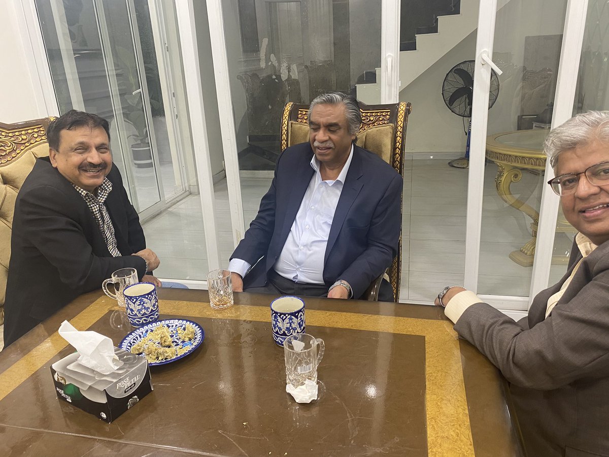 Member <a href="/TheRealPCB/">Pakistan Cricket</a> management committee <a href="/shakilsh58/">Shakil Shaikh</a> met senior sport journalist <a href="/bhattimajid/">Abdul Majid Bhatti</a> and <a href="/mirzaiqbal80/">Mirza Iqbal Baig</a> talked about <a href="/TheRealPCBMedia/">PCB Media</a> matters.