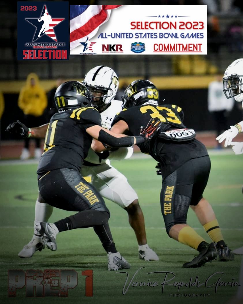 #AGTG Excited and blessed to be selected  to compete with 2024 athletes from across the nation in the All-United States Bowl Game on Jan. 22.  Photo credit <a href="/veronicaeve915/">veronica reynolds garcia</a> 💪🏾 #ThePark33 <a href="/StatesGames/">All-United States Bowl Games</a> <a href="/Prep1USA/">PREP1</a> @leighadrian <a href="/phsmats/">Parkland Matadors</a> <a href="/phsmatsfootball/">El Paso Matador Football (ARCHIVED)</a> <a href="/BeTheBest_BTB/">BeTheBest</a> <a href="/TrustMyEyesO/">⭕️FFERTUNITY</a>