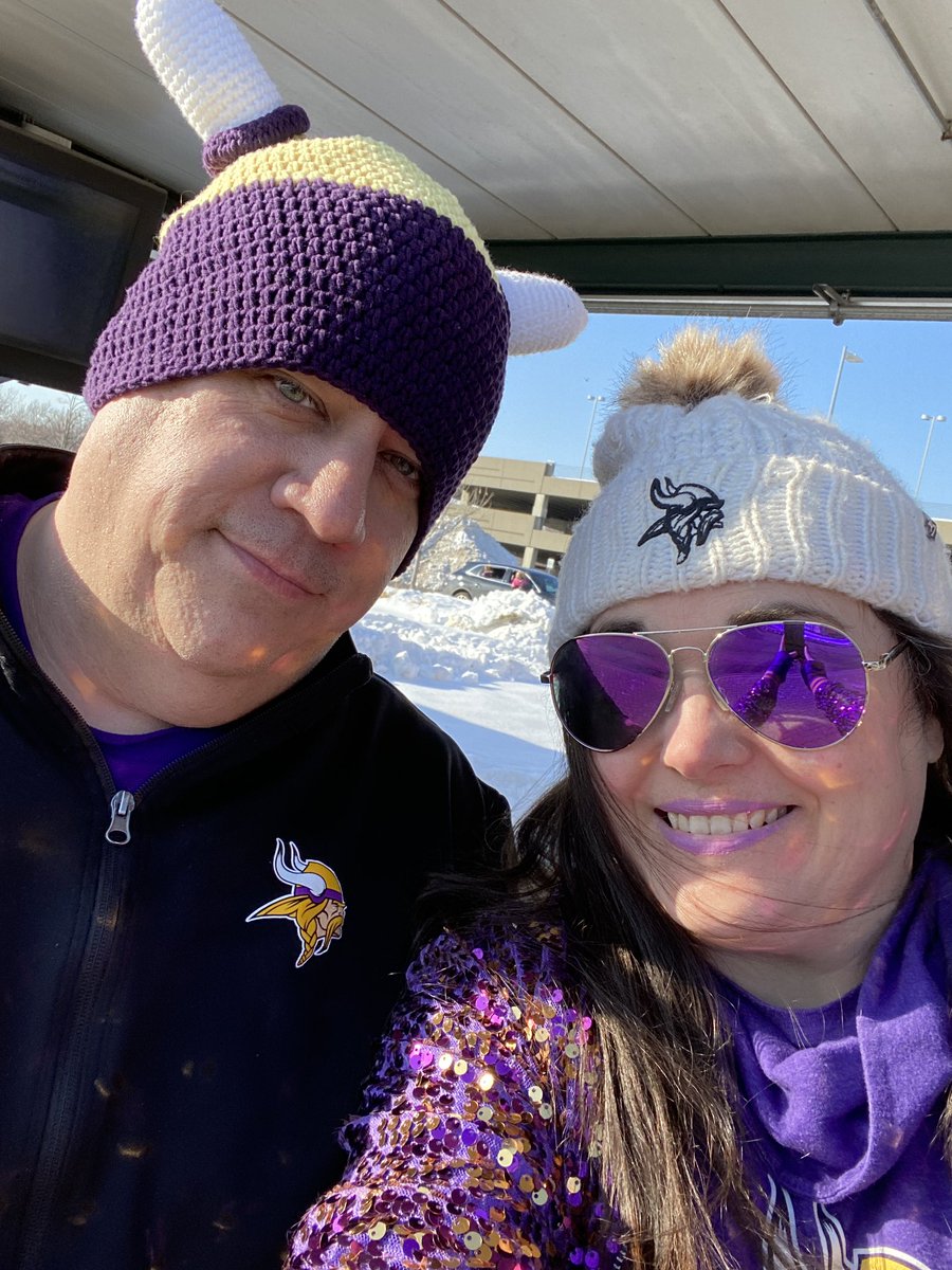 Maggiesnetting's tweet photo. It’s game day! We’re on our way SKOL #OneVikings #SKOL #Vikings #boldnorth https://t.co/WlvpTbBiQx