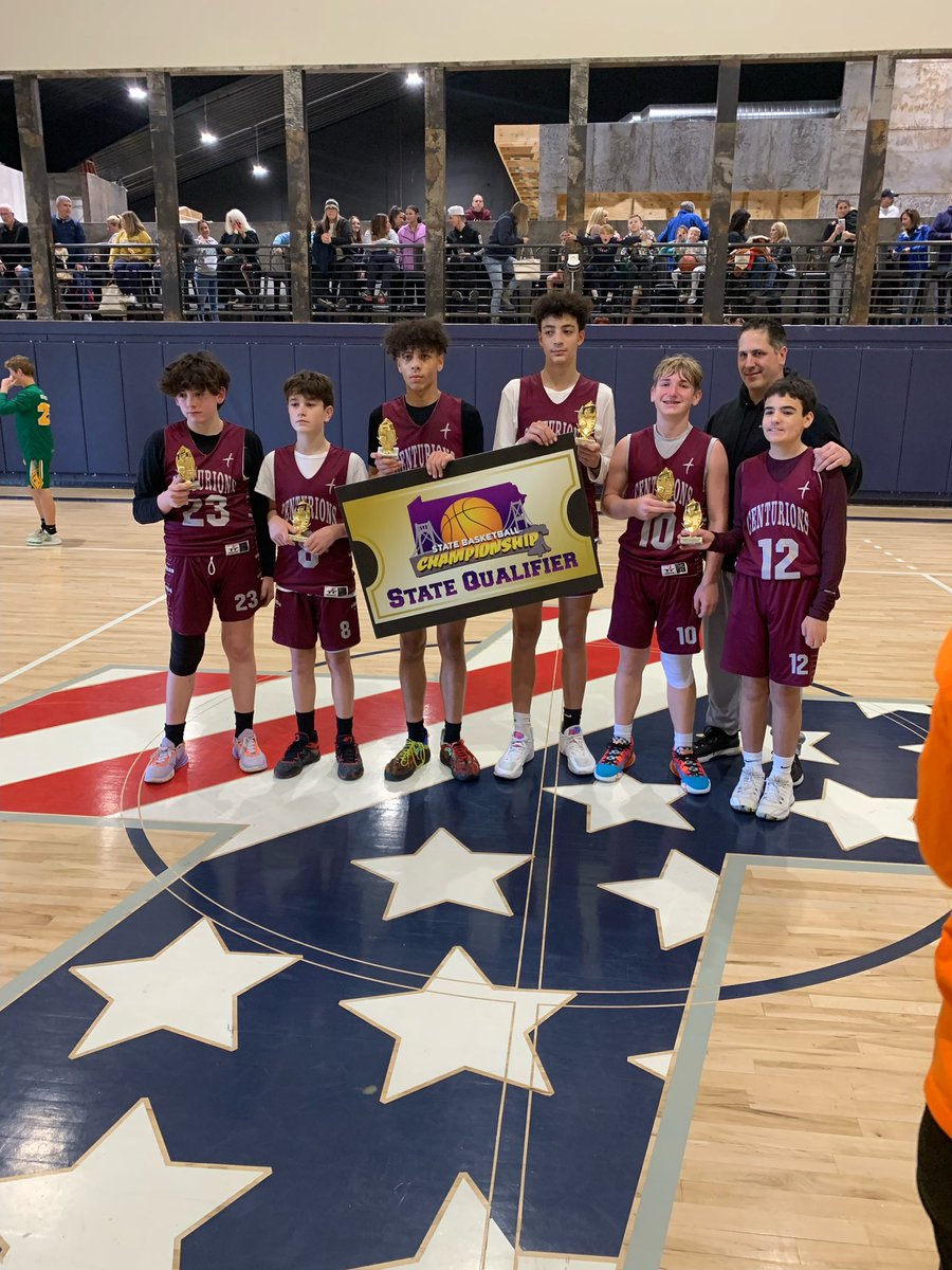 Congratulations to the 8th grade Centurions for winning the ALL AMERICAN+ Winter Jam Tournament 39-24!