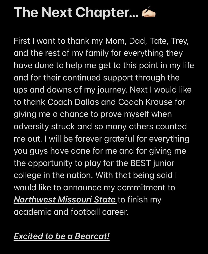COMMITTED 💚

<a href="/CoachDavis_87/">Roberto Davis</a> <a href="/BallcoachKrause/">Andy Krause</a> <a href="/CoachDrewDallas/">Drew Dallas</a> <a href="/BlueDragonsFB/">Hutchinson Blue Dragon Football</a>