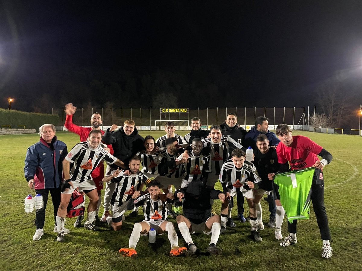 Ho hem tornat a fer!! 

1-2 en un partit molt treballat! 

Seguim amb la bona dinámica, ningu ens ha regalat res i som on ens mereixem, seguim treballant! 

🖤🤍