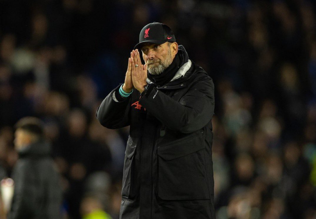 I don’t think I’m alone when I say that I’d change every single player before Klopp even gets mentioned as leaving our club.

He’s the best in the world &amp; perfect for our club and nothing will change my mind.