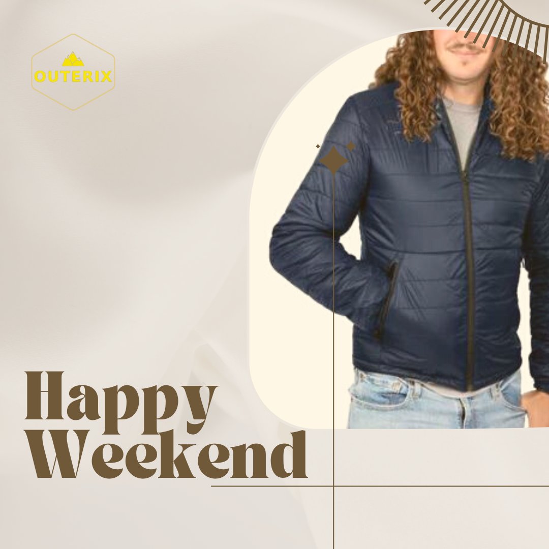 Outerix_Outdoor's tweet photo. Happy Weekend !!

#outdoors #outdoorlife #outerwear #outdoorapparel #winter #fall #madeinUSA #americanbrand #jacket #jacketstyle #jacketfashion #warmthjacket #windproof #menswear #mensfashion #fashion #style #mensstyle #streetwear #menstyle https://t.co/rrmbylu03R