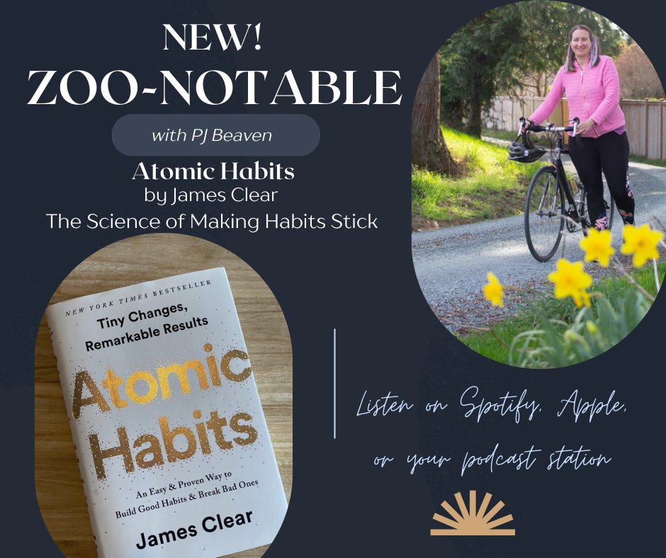 earth_fit's tweet image. New Zoo-notable- Atomic Habits Part 2-- the science of training animals and how it works for us too!
anchor.fm/pj-beaven/epis…
#AtomicHabits  #AtomicProgress #SmallChangeBigResults #BookTwitter #podcast