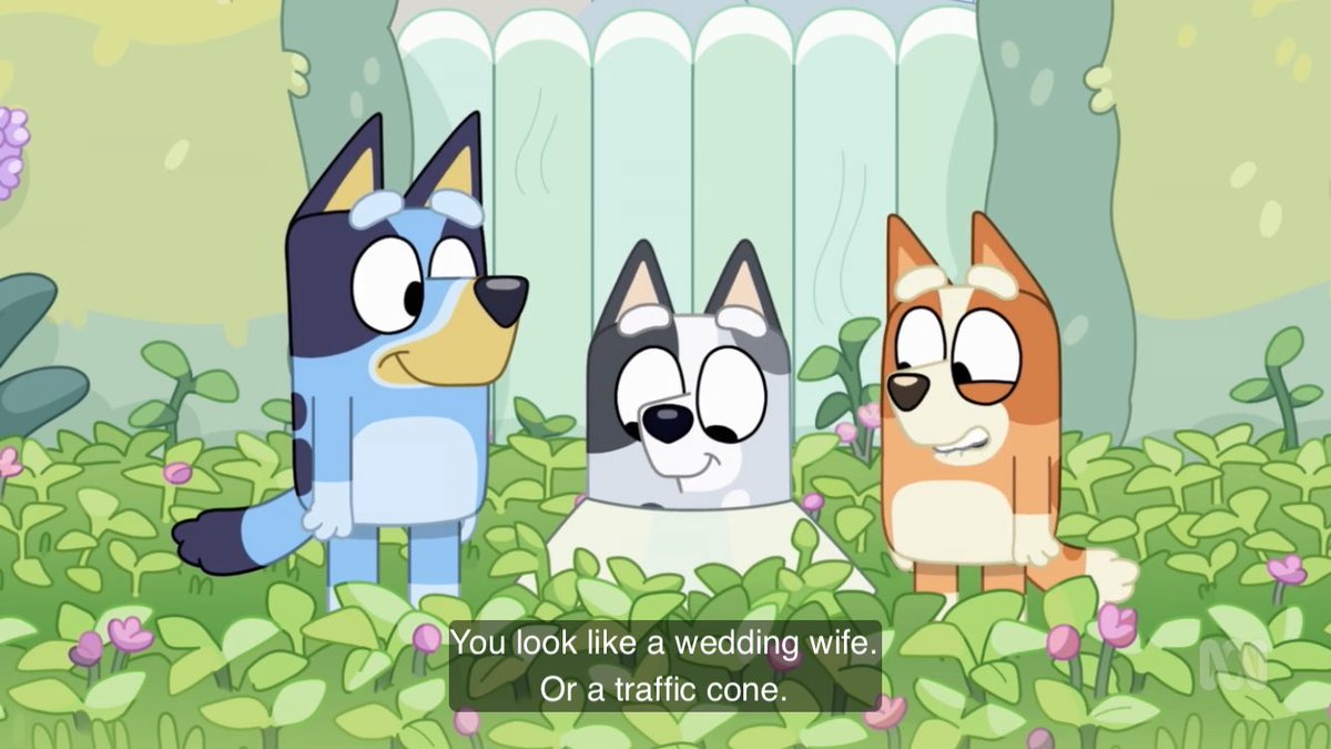 out of context Bluey tweet media