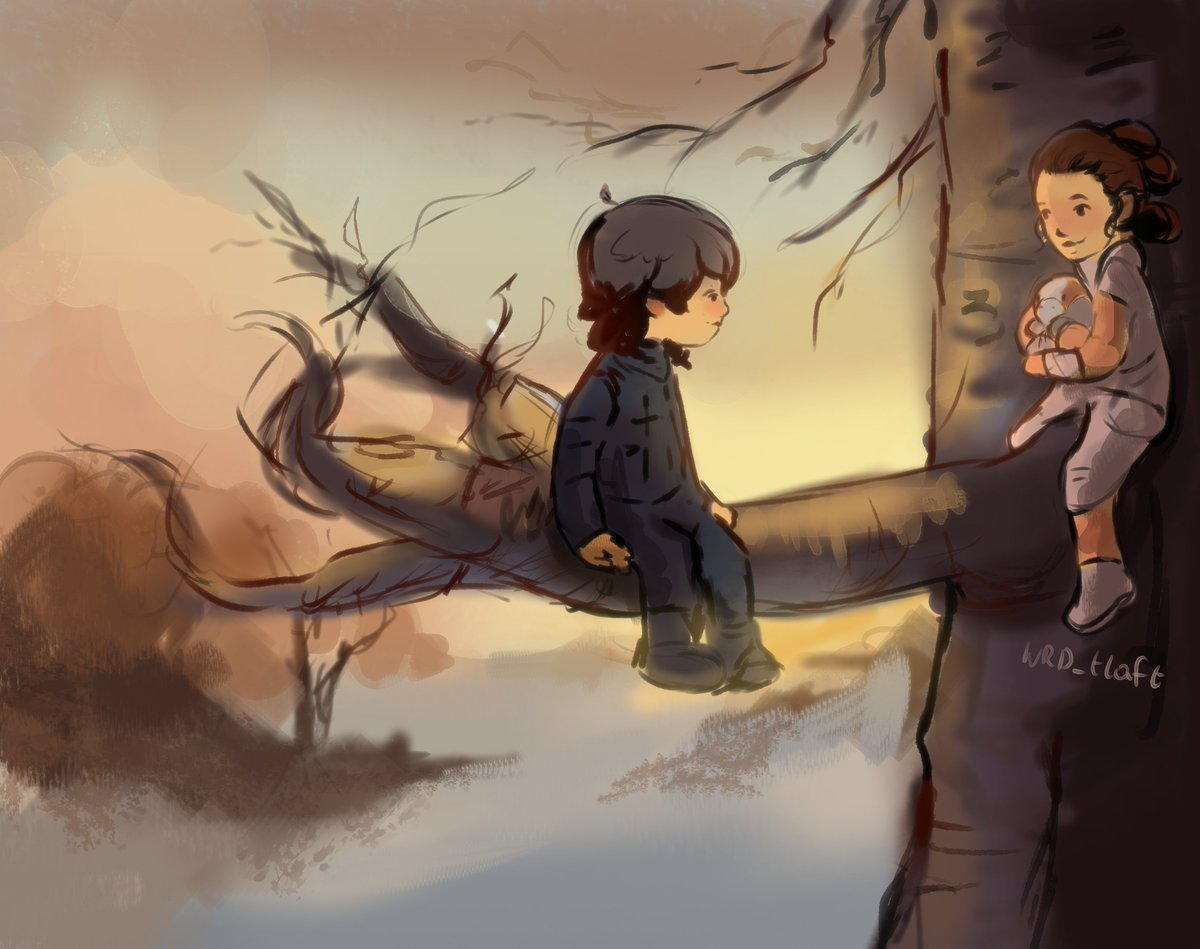 WRD_tlaft's tweet photo. Today i feel blessed because 📺🍎 released short animation with one of my fav books The Boy, the Mole, the Fox and the Horse

sooo anywayz #reylo in this style https://t.co/OgOtccPddc