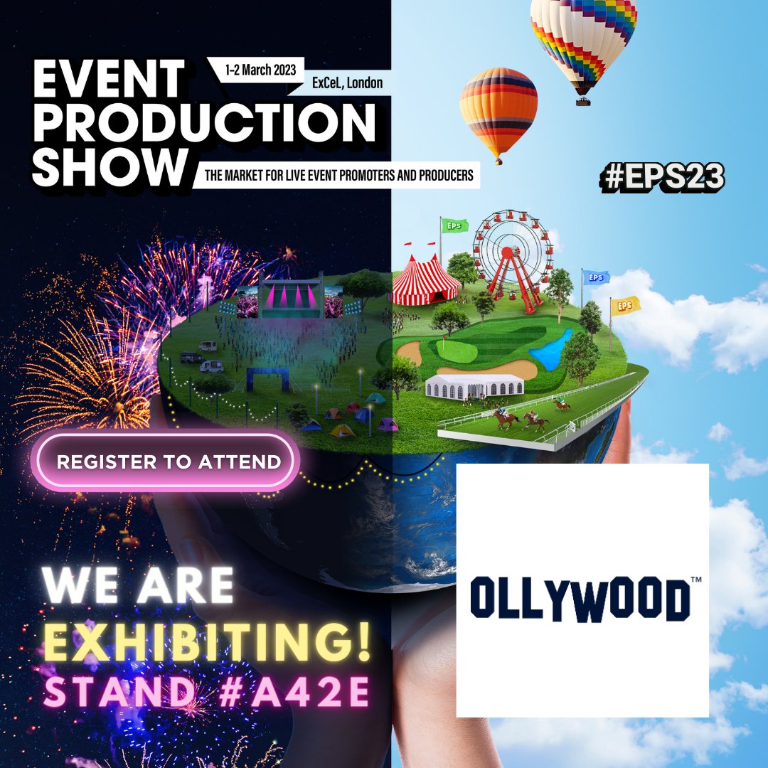 WE'RE BACK AT #EPS 2023 😎
<a href="/EventProdShow/">EventProductionShow</a> 

We are excited to be back this year to work on new ideas together and share our excitement, creativity, and portfolio with you.

You will find us at <a href="/ExCeLLondon/">Excel London</a> from the 1st March for two days.

Our stand - 📍A42E