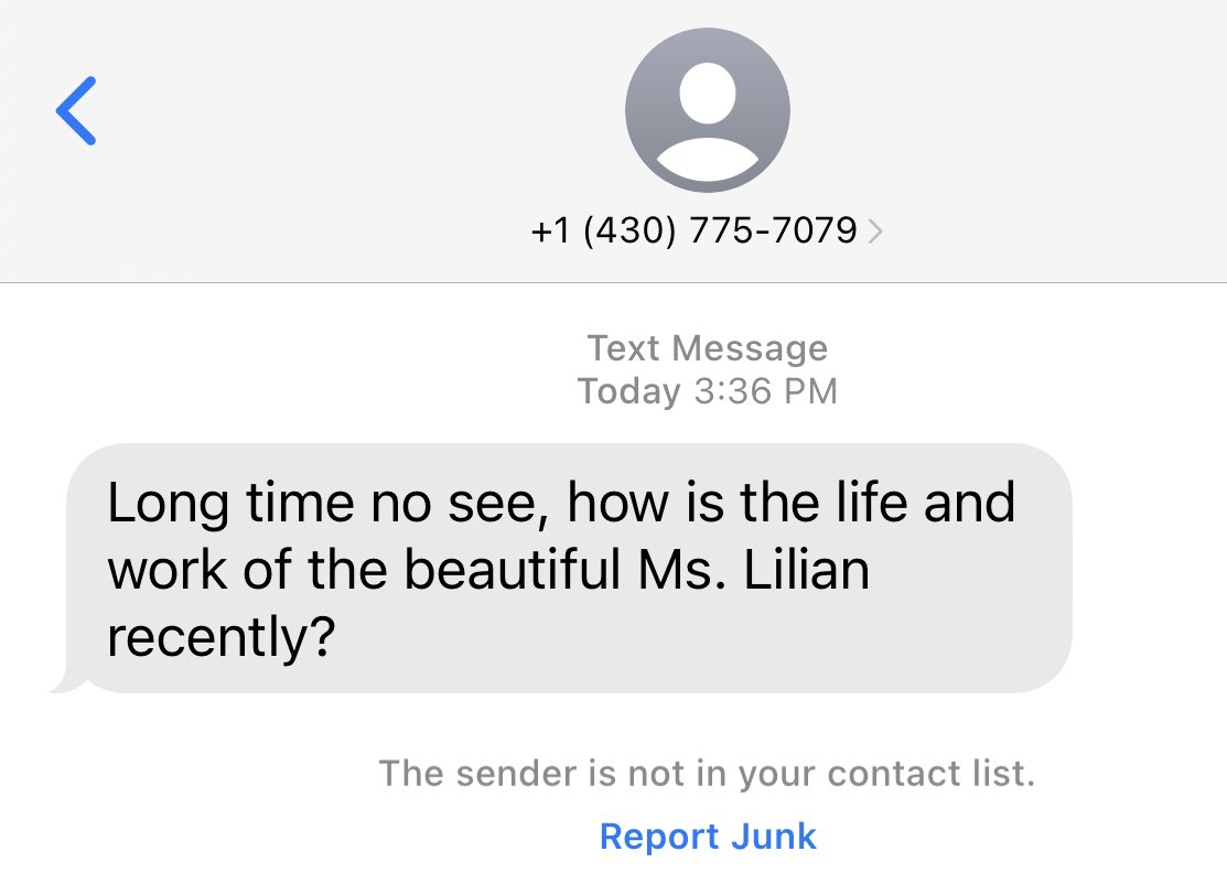 GhostofXmasAss's tweet photo. sometimes a spam text can evoke a sort of proustian reverie where one imagines for one’s self a wonderful alternate life https://t.co/m4N7o9XIDI