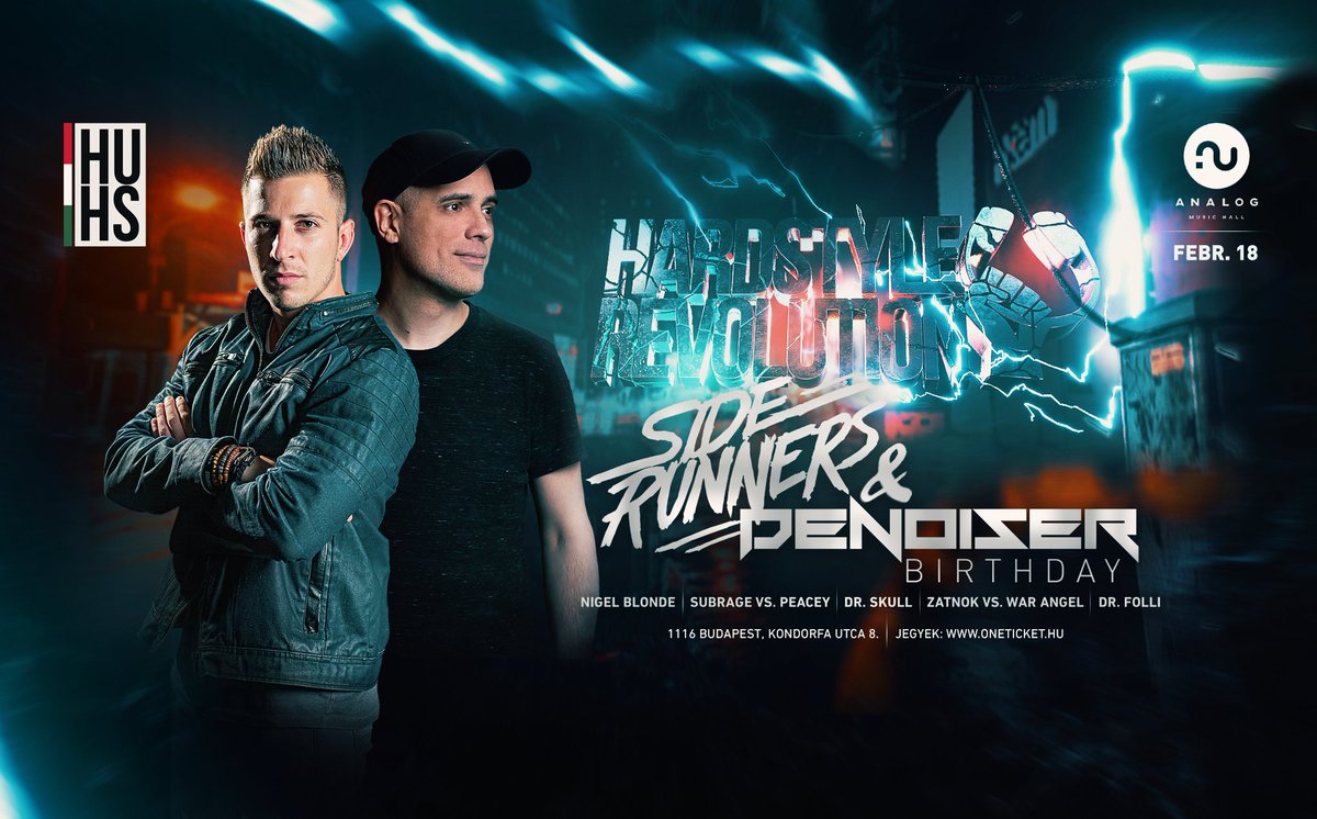 DenoiserHUN's tweet photo. Februári, szülinapi arconpörgés az #analogmusichall -ban!

#hardstyle #hardcoretechno #gabber #hungarianhardstyle #hardstylerevolution #djdenoiser #harddance #150bpm #hardstylefamily https://t.co/QHfGpCHPoF