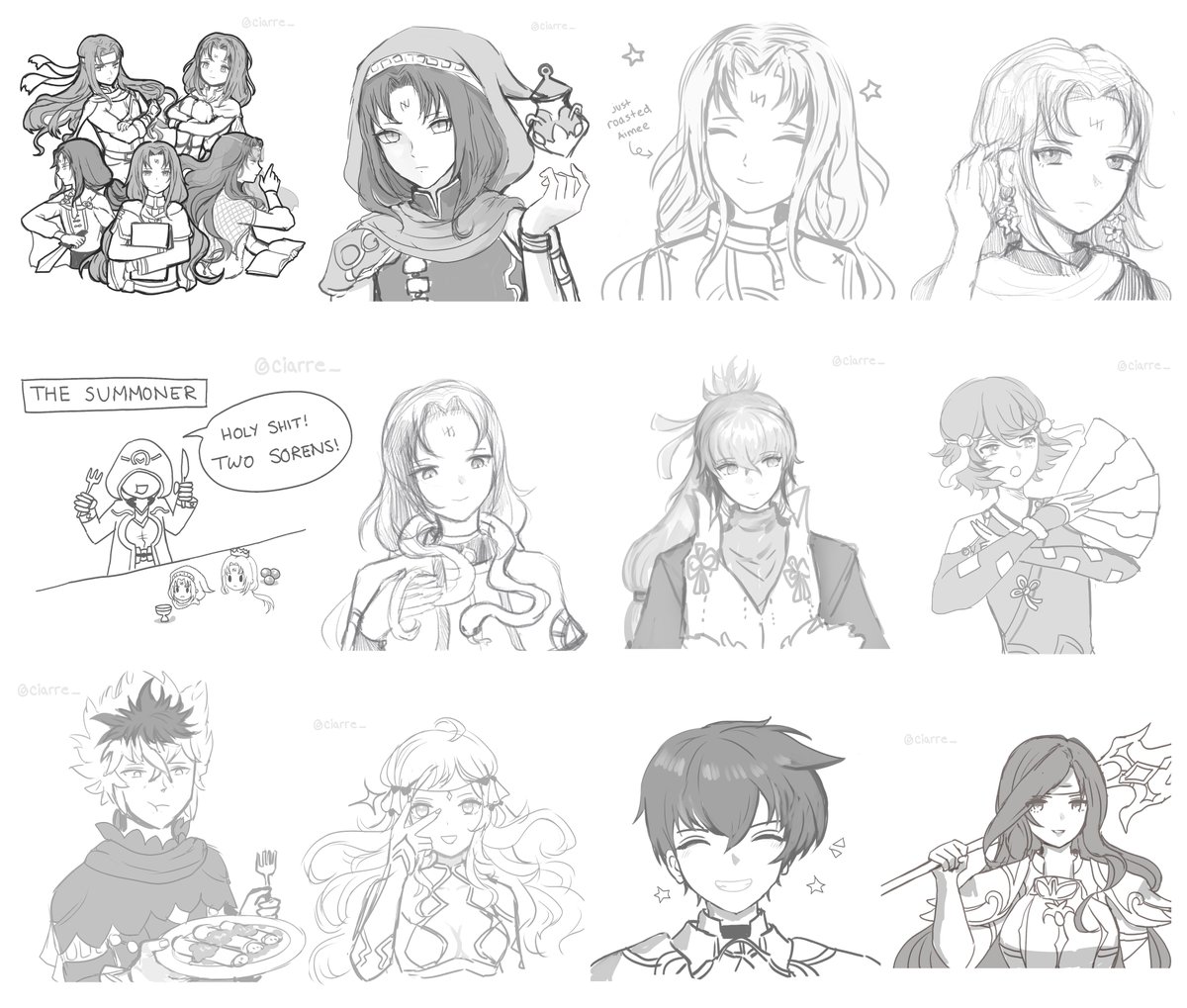 Final CYL sketch compilation! 50+ doodles in 1 week 💀 