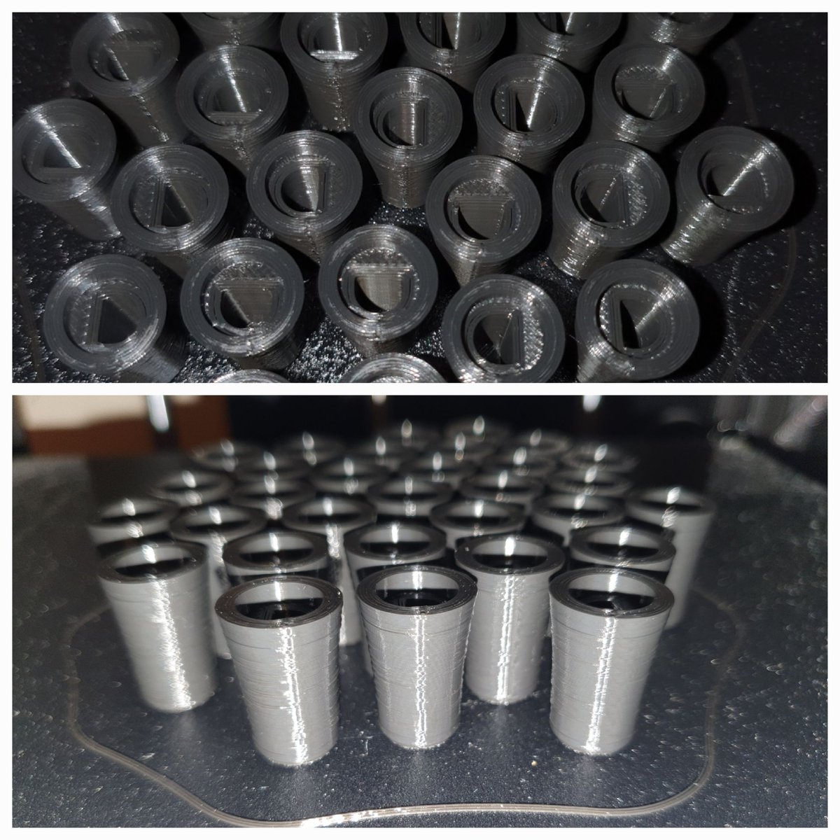 Solent3DPrint's tweet photo. Rotary knobs made for a musician. With a D extruded inside to fit the controllers.

#prototype #3Dprinting #3dscanning #3ddesign #Fareham #Hampshire #designthinking #Engineer https://t.co/uQBkSXzEuI