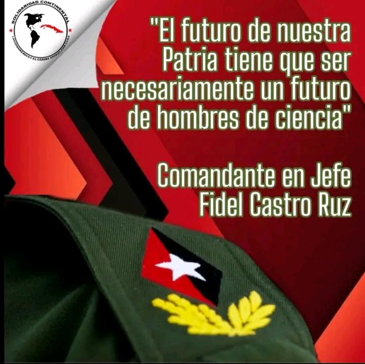 @Mujeres_Revoluc @IzquierdaUnid15 @FMC_Cuba @TeresaBoue @PartidoPCC @UJCdeCuba @cdr_cuba @DeZurdaTeam_ @agnes_becerra @DrRobertoMOjeda @GHNordelo5 #IzquierdaUnida Gracias por los resultados, abnegación y compromiso. Muchas felicidades para todos los que aportan al desarrollo de la ciencia. #DíaDeLaCienciaCubana #MujeresEnRevolución @DeZurdaTeam_
