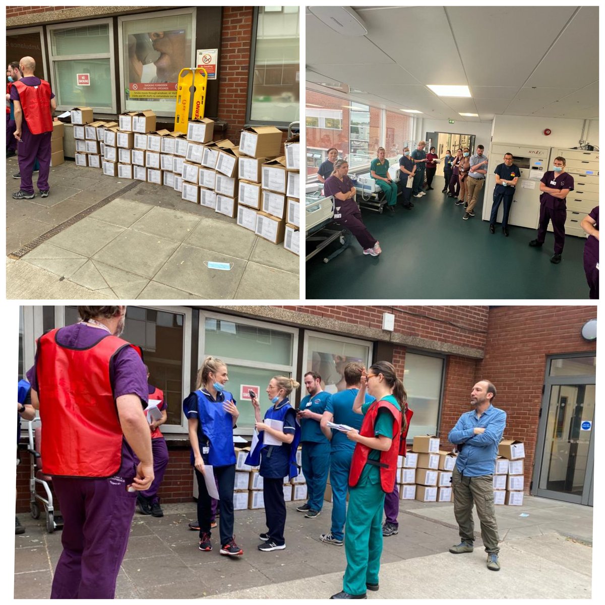 #ThrowbackThursday to when @StGeorgesTrust conducted 'Tooting blast' a major incident simulation for training purposes. Making sure we are prepared to respond to a mass casualty incident, with a smooth and rehearsed reaction. 💪🏥 #OutstandingCareEveryTime #MajorTrauma #Training