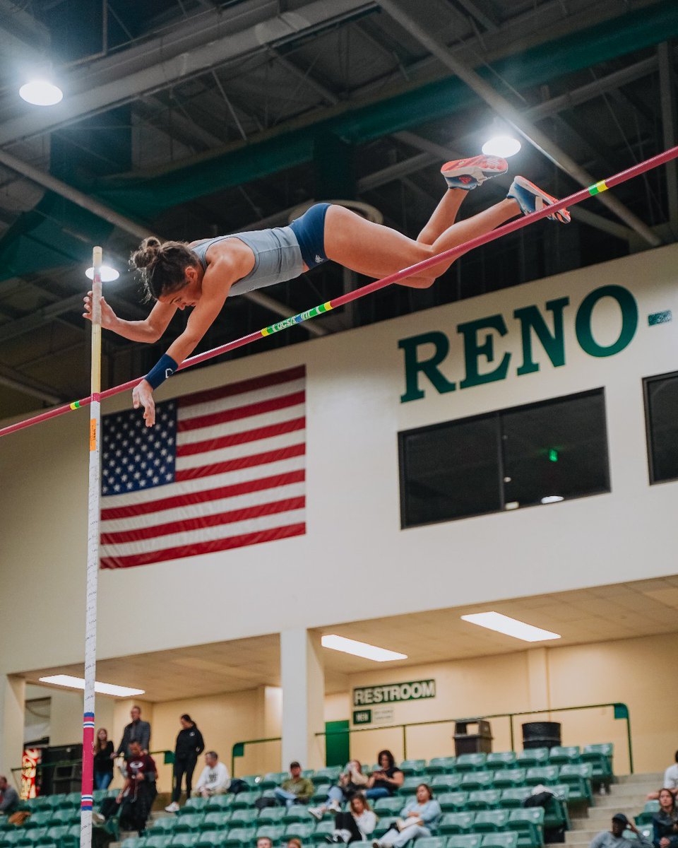WolfPackTrack's tweet image. 2023 National Pole Vault Summit 🌟

Congratulations to Camrin Dolcini for earning a 🥇 place finish in the College Women event!

#BattleBorn